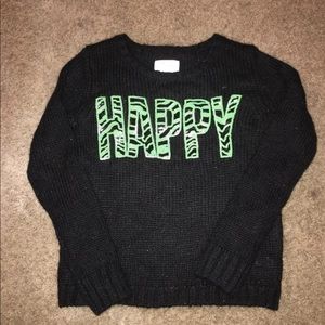 Girls justice sparkle sweater 14